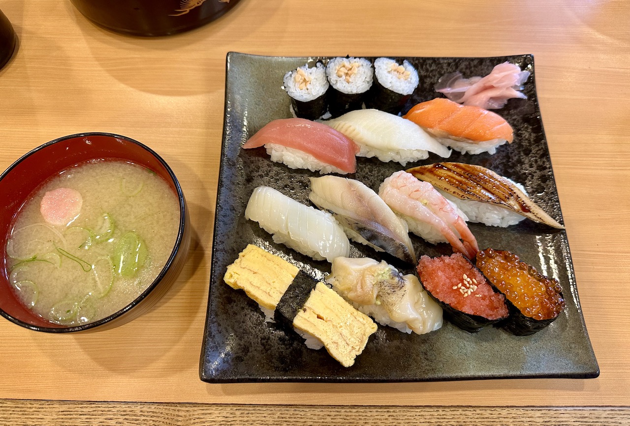 治療後に食べた寿司