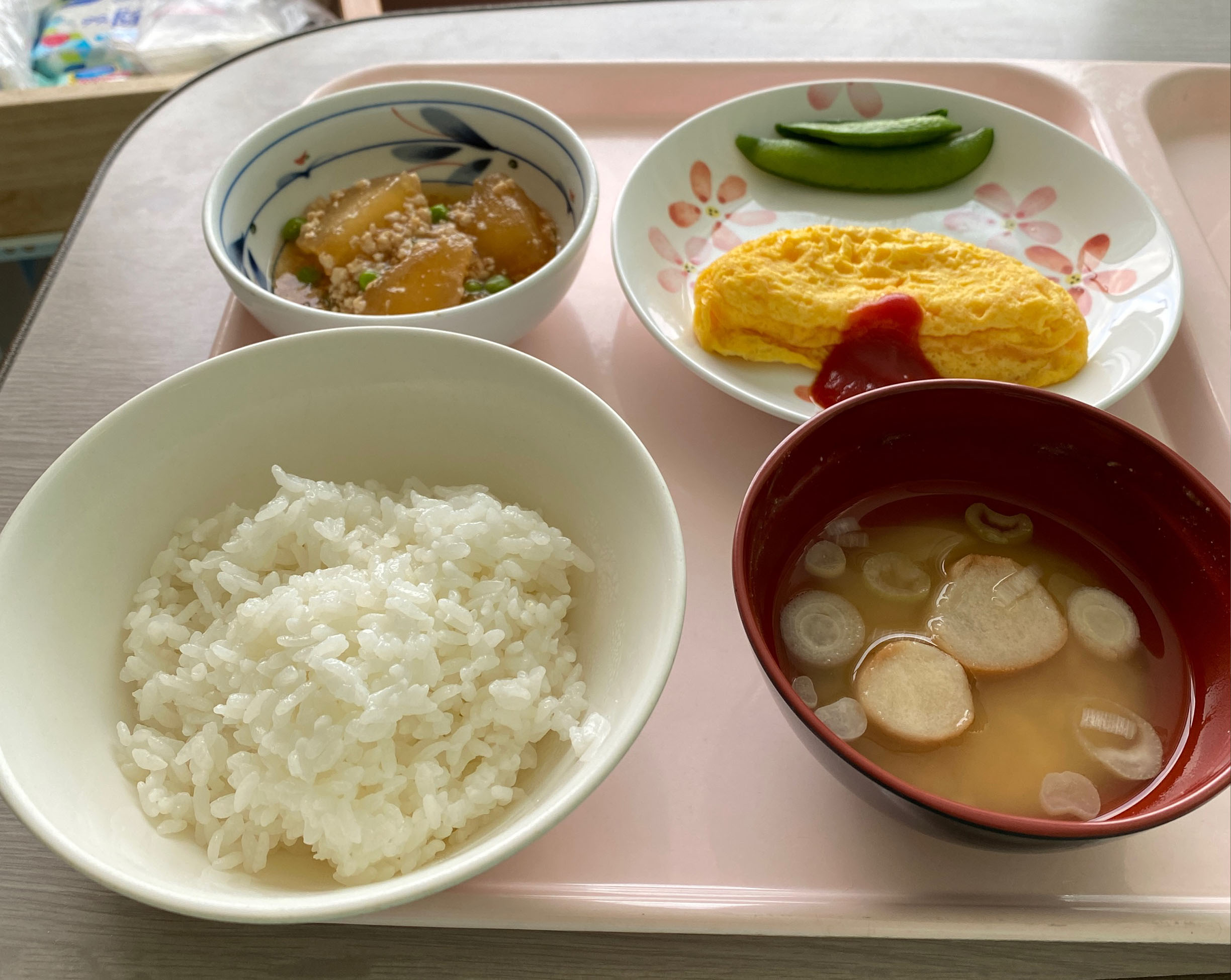入院中の一般食の朝食